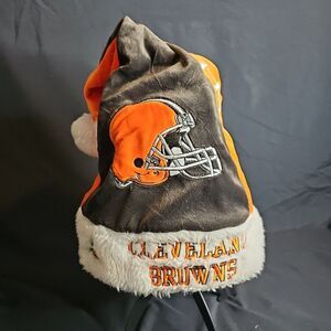 Vintage Cleveland Browns Santa Hat